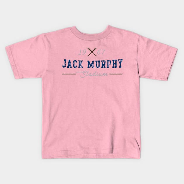 Jack Murphy Stadium Kids T-Shirt by HomePlateCreative